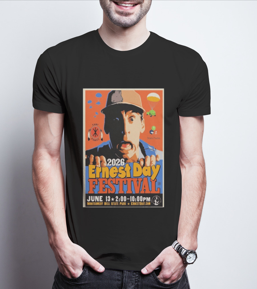 2026 Ernest Day Festival June 13 Montgomery Bell State Park Kamp Kikakee State Parks T-Shirt