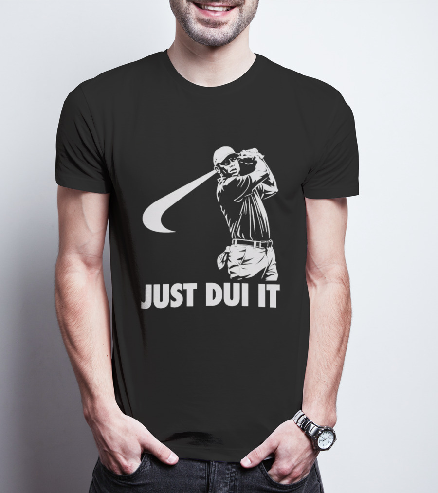 JUST DUI IT Tiger Woods Golf T-Shirt