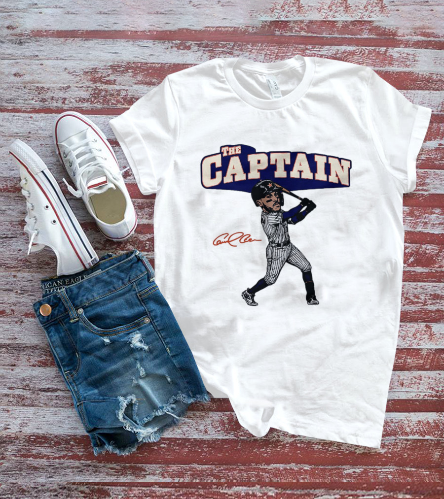 The Captain Carlos Correa Houston Astros Baseball Caricature T-Shirt