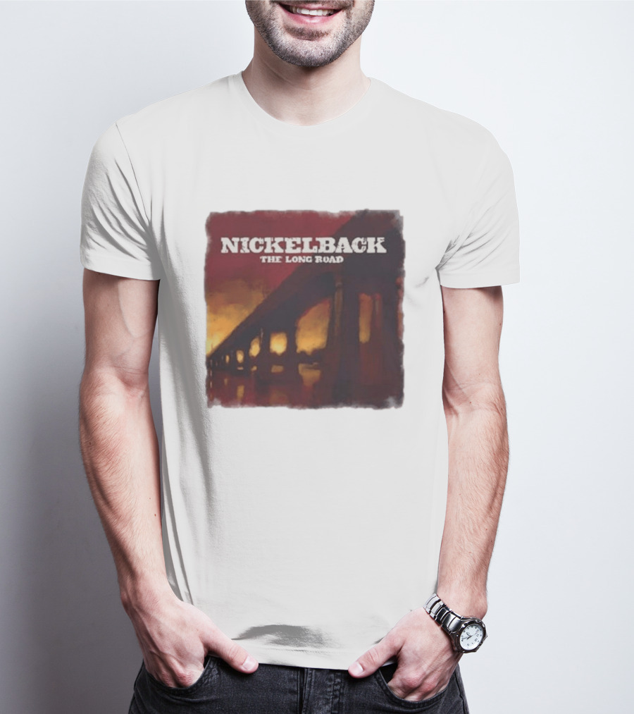 Nickelback The Long Road 2023 Album Art Bridge T-Shirt
