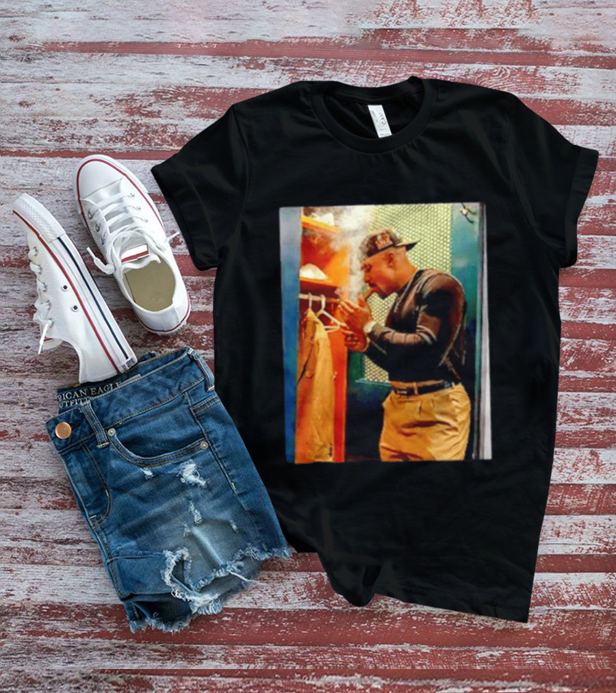 Jalen Hurts Celebrating Smoking Cigar Locker Room Moment T-Shirt