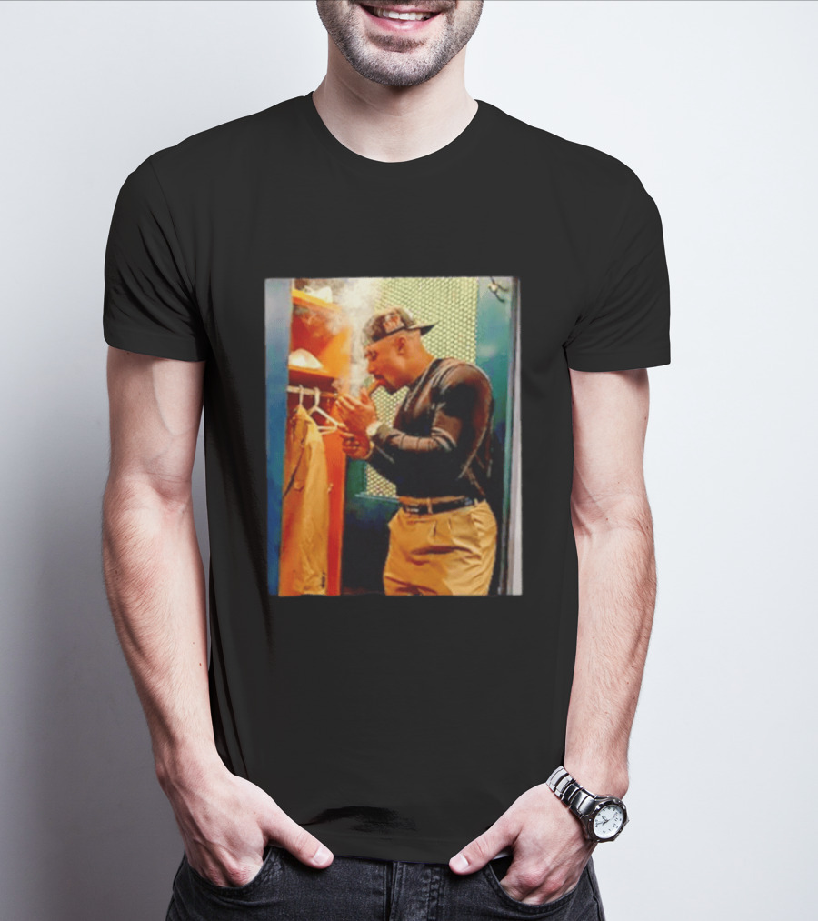 Jalen Hurts Celebrating Smoking Cigar Locker Room Moment T-Shirt