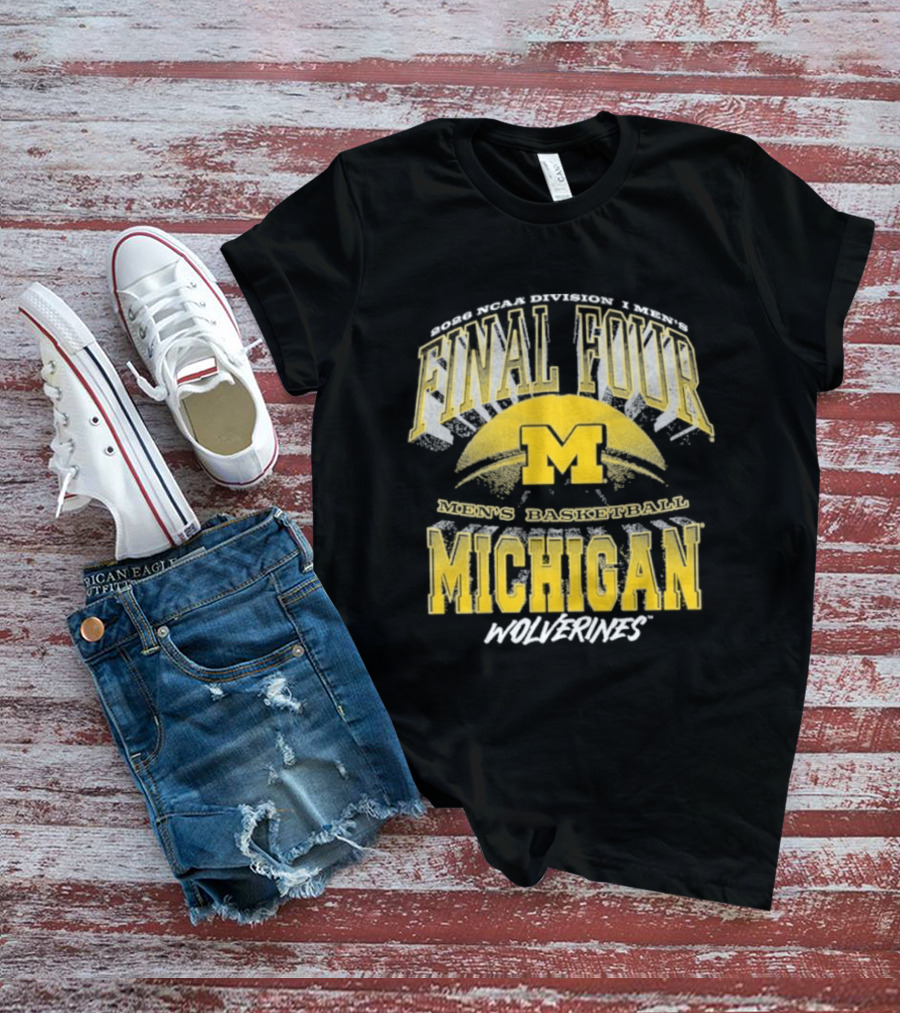 Michigan Wolverines Men's Basketball 2026 NCAA Final Four T-Shirt