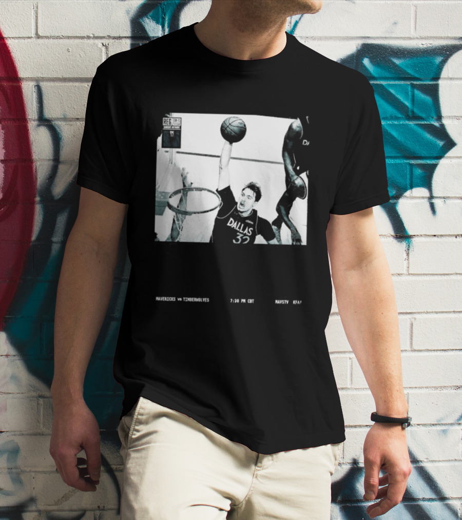 Cooper Flagg Dallas Mavericks No Howl Just Work Hoops Dunk T-Shirt