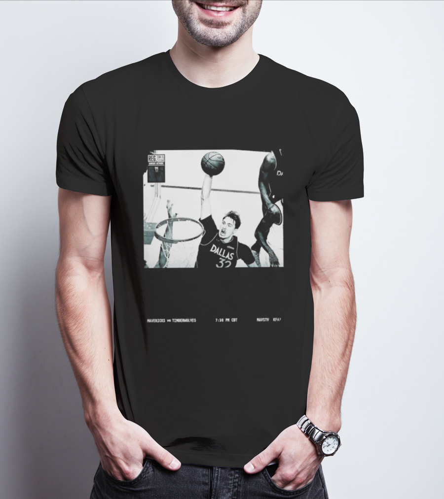 Cooper Flagg Dallas Mavericks No Howl Just Work Hoops Dunk T-Shirt