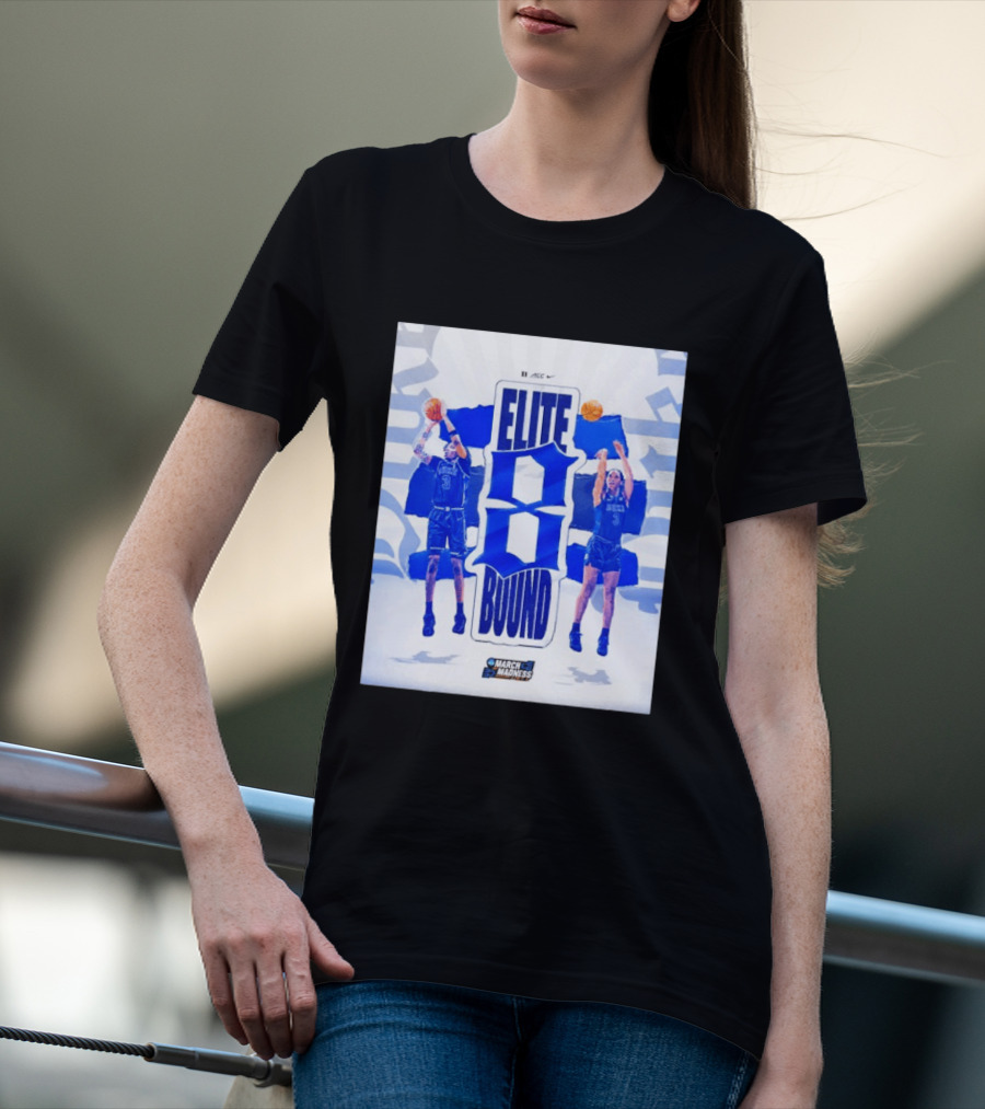 March Madness Duke Blue Devils 2026 Elite Eight Player NCAA Bound T-Shirt