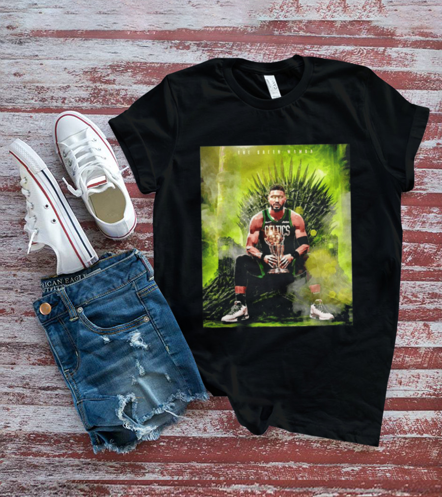 Jayson Tatum Boston Celtics The Green Mamba Iron Throne NBA Player T-Shirt