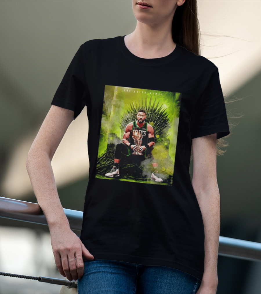 Jayson Tatum Boston Celtics The Green Mamba Iron Throne NBA Player T-Shirt