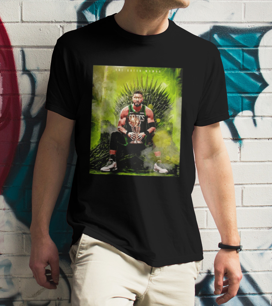Jayson Tatum Boston Celtics The Green Mamba Iron Throne NBA Player T-Shirt