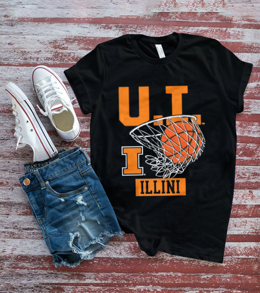 UT Illinois ILLINI Hoops Basketball Heritage T-Shirt