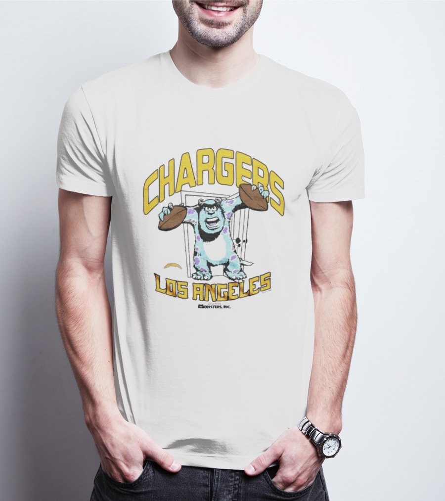 Los Angeles Chargers Monsters Inc Sully Collaboration T-Shirt