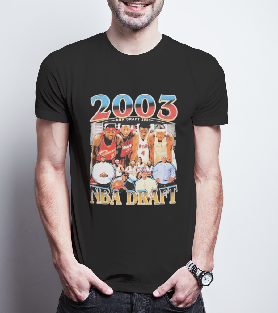 2003 NBA Draft James Anthony Bosh Wade T-Shirt