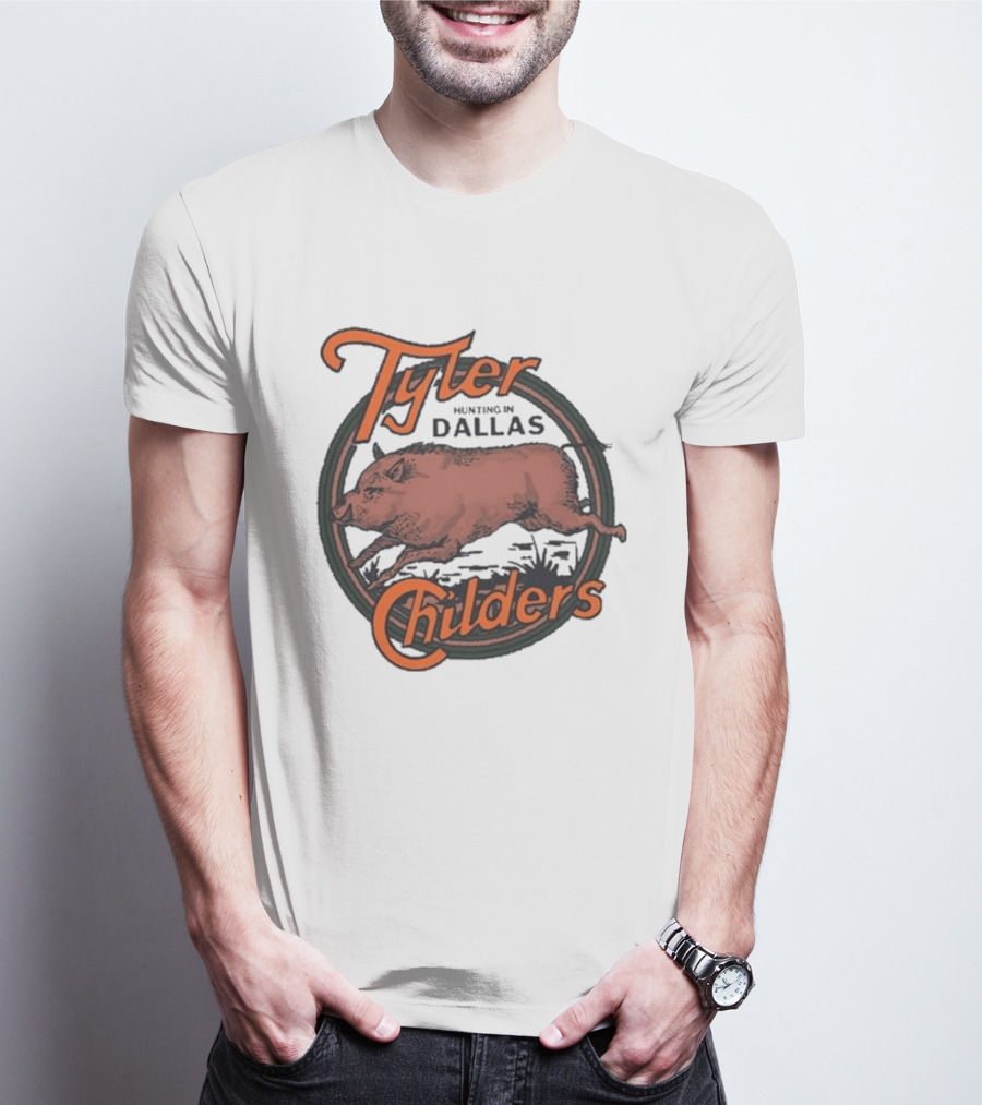 Tyler Childers Hunting Dallas April 23 2026 Tour T-Shirt