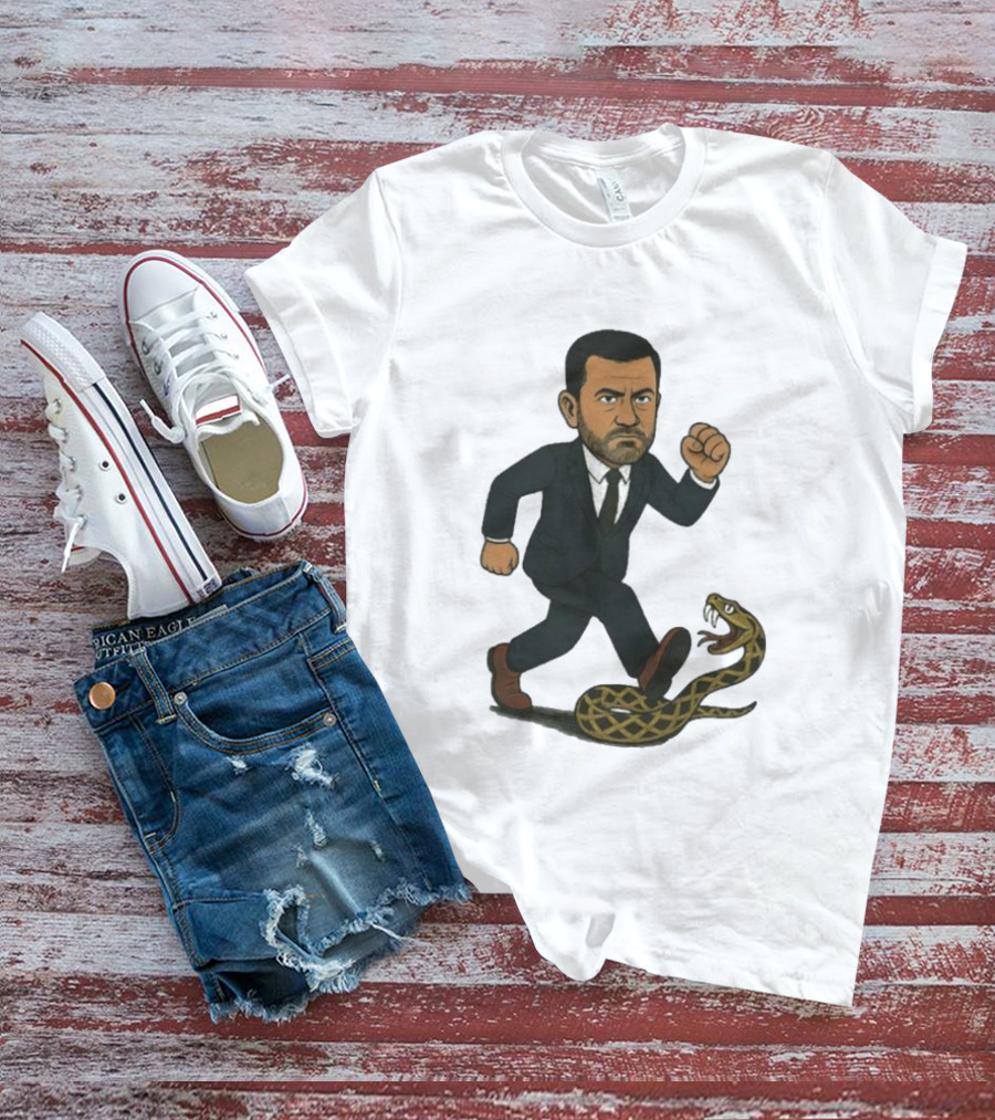 Keep On Treadin' Jimmy Kimmel Snake Suit Punch T-Shirt
