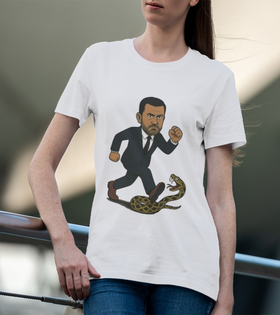 Keep On Treadin' Jimmy Kimmel Snake Suit Punch T-Shirt