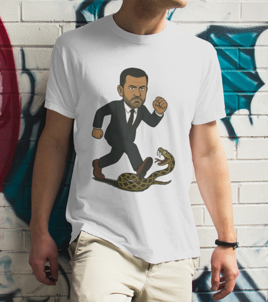 Keep On Treadin' Jimmy Kimmel Snake Suit Punch T-Shirt