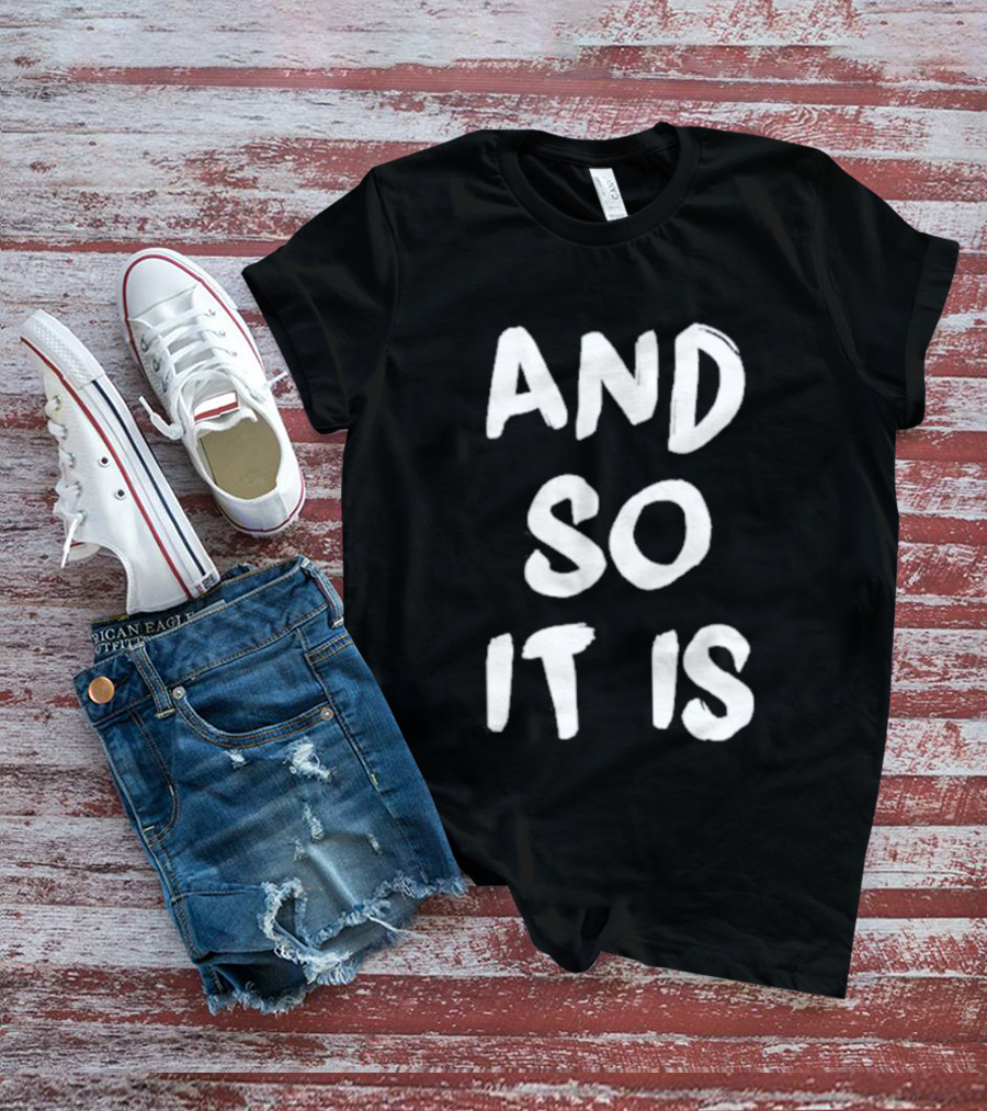 AND SO IT IS Angels Now Standard Shoulder T-Shirt