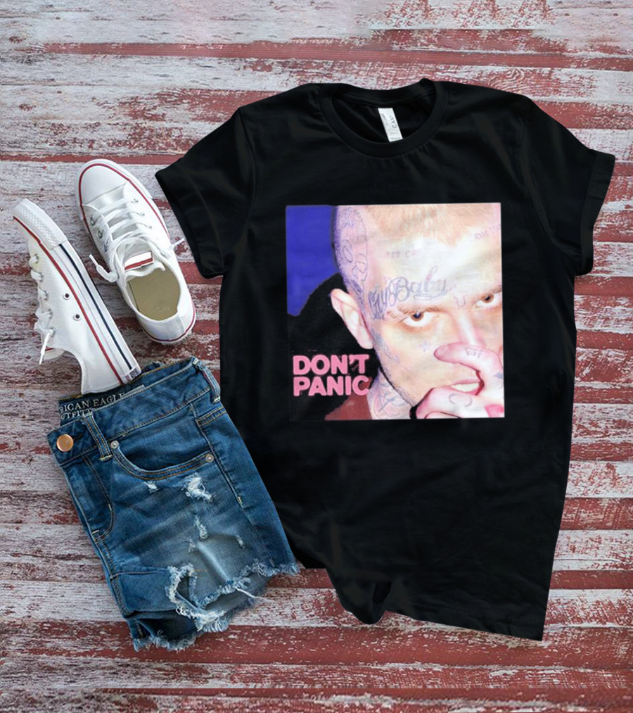 Lil Peep Don't Panic Single Cover Tattoo T-Shirt