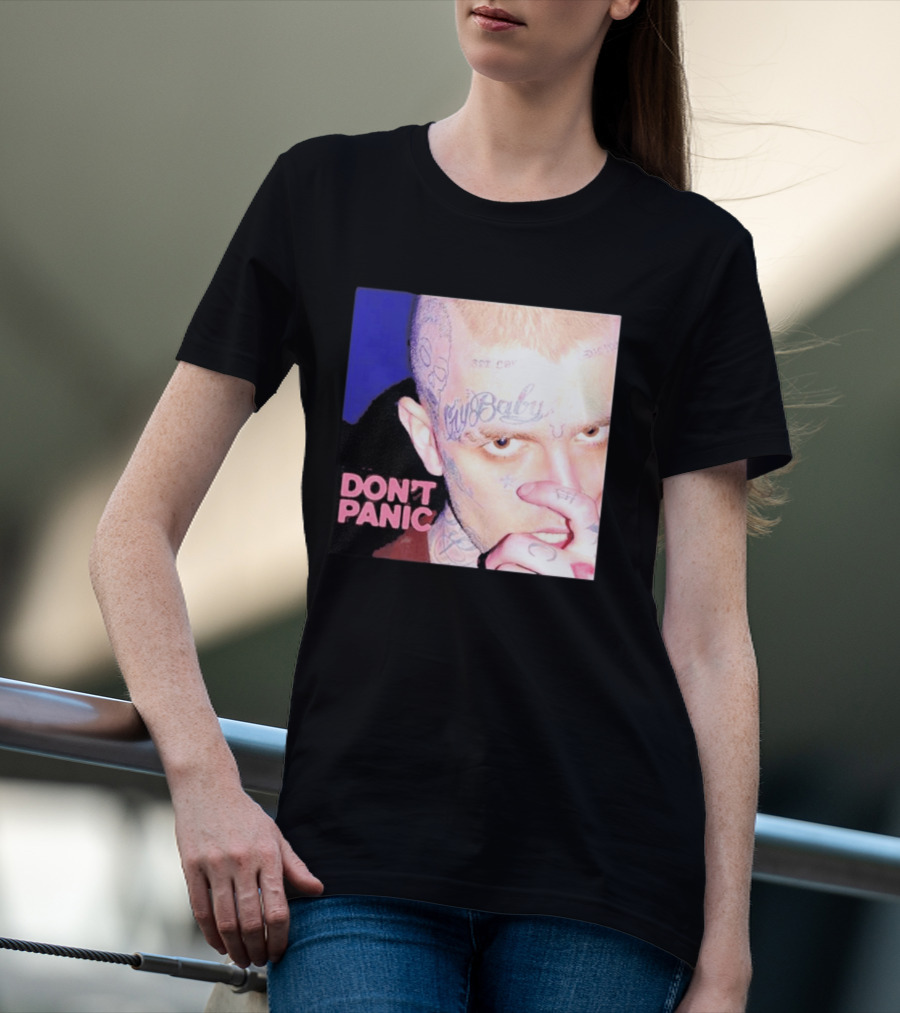 Lil Peep Don't Panic Single Cover Tattoo T-Shirt