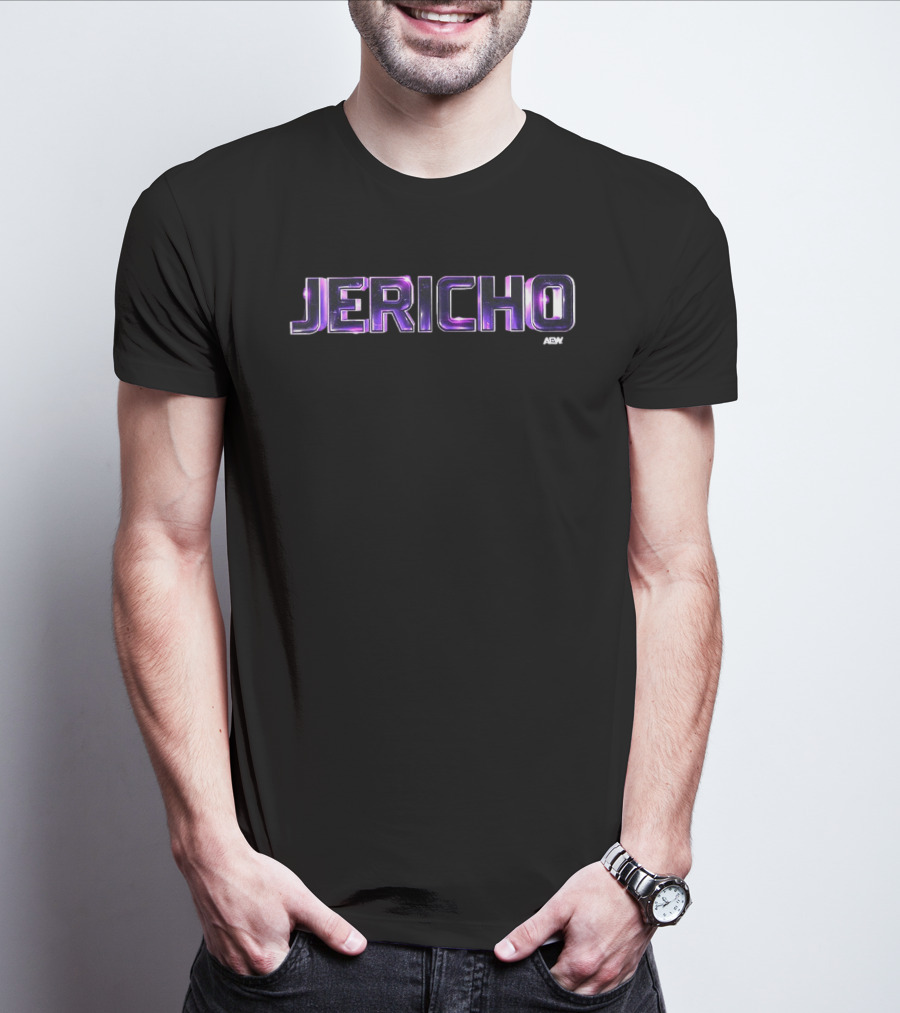 AEW Jericho Purple Neon T-Shirt