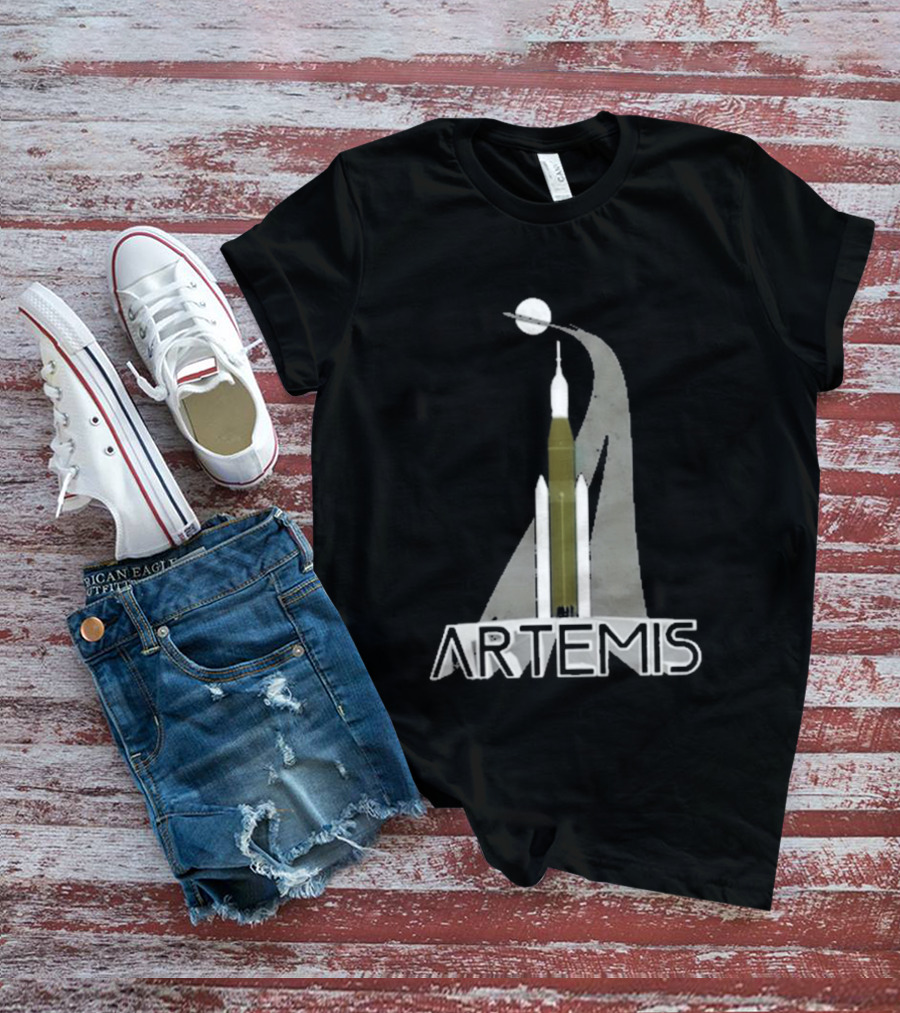Nasa Artemis II Rocket Launch Space Exploration Mission T-Shirt