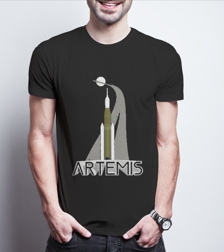 Nasa Artemis II Rocket Launch Space Exploration Mission T-Shirt