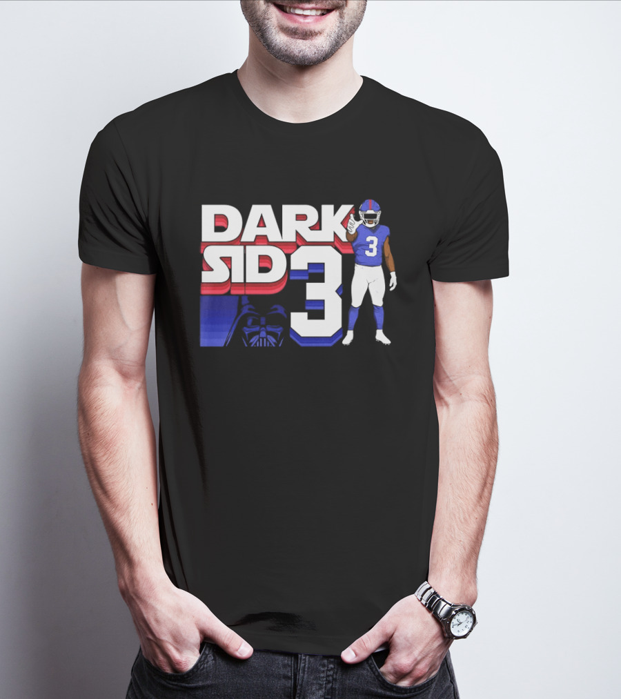 Dark Sid3 New York Giants Football Darth Vader T-Shirt