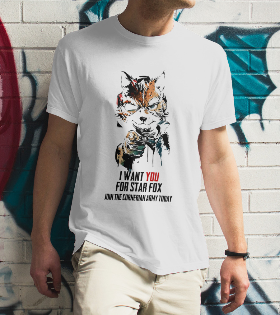 I Want You For Star Fox Join The Cornerian Army Today T-Shirt