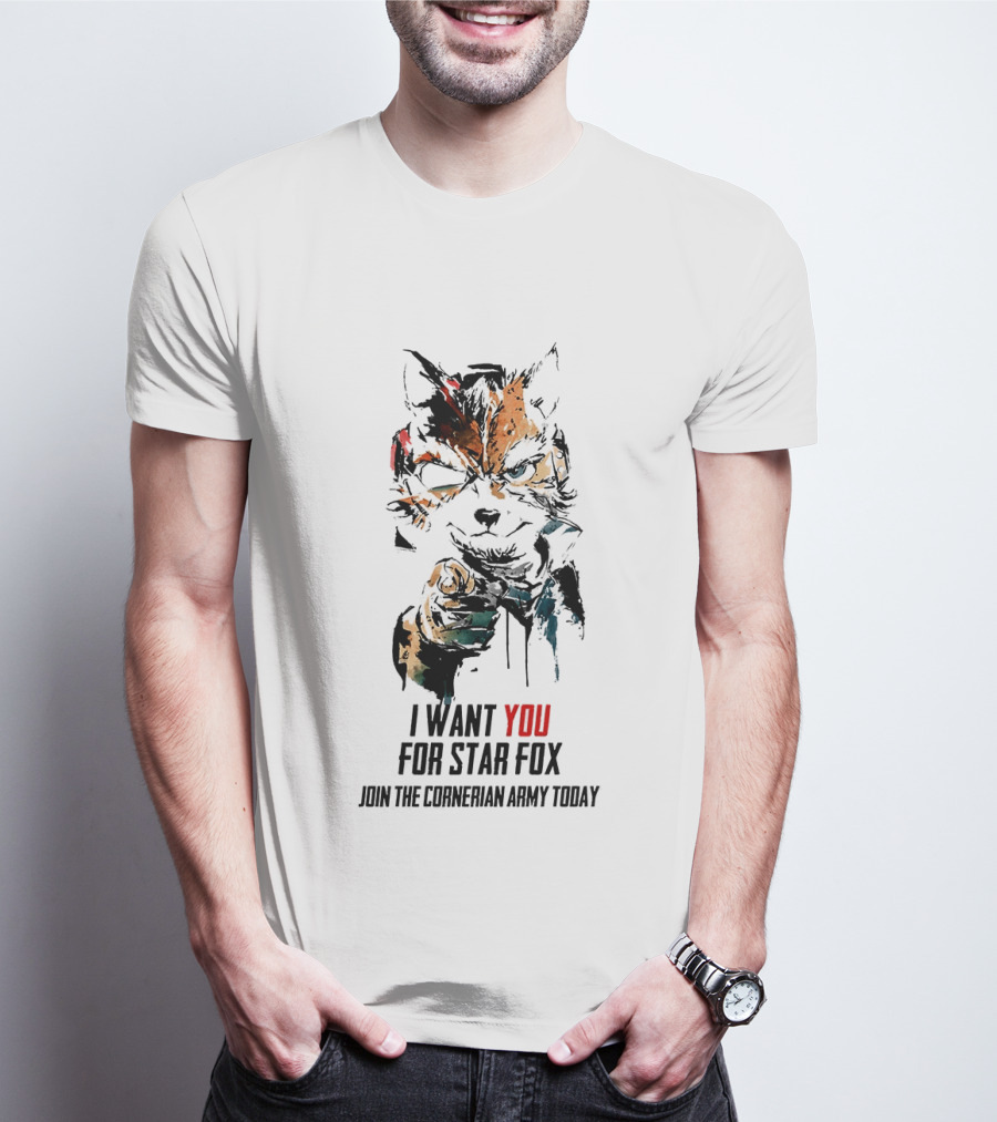I Want You For Star Fox Join The Cornerian Army Today T-Shirt