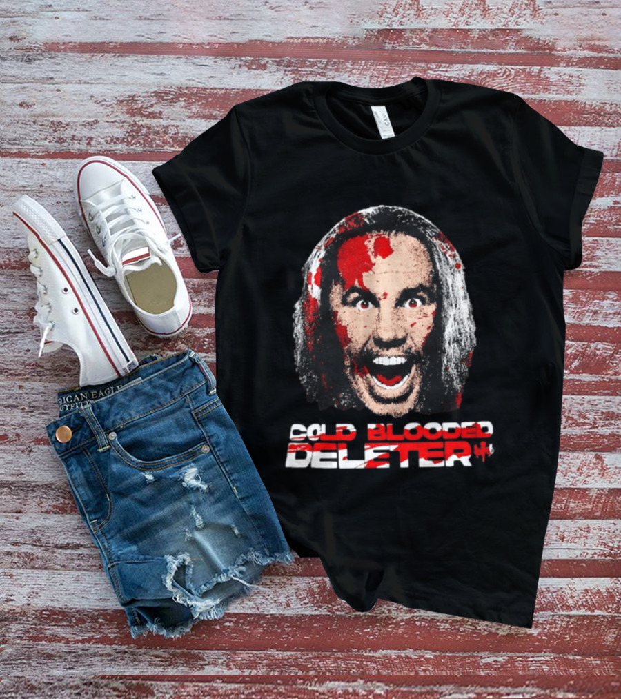 TNA Wrestling Matt Hardy Cold Blooded Deleter Face Paint T-Shirt