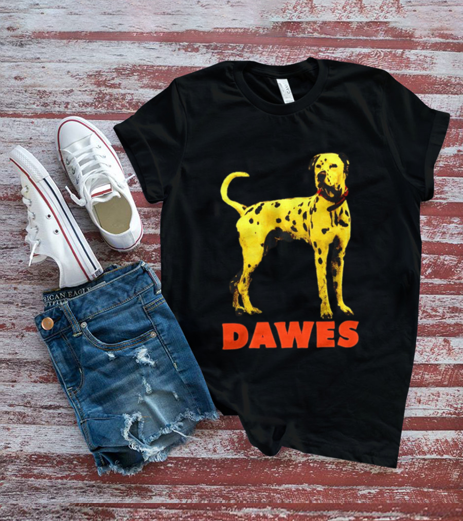 Dawes Dalmatian Dog Yellow And Red T-Shirt