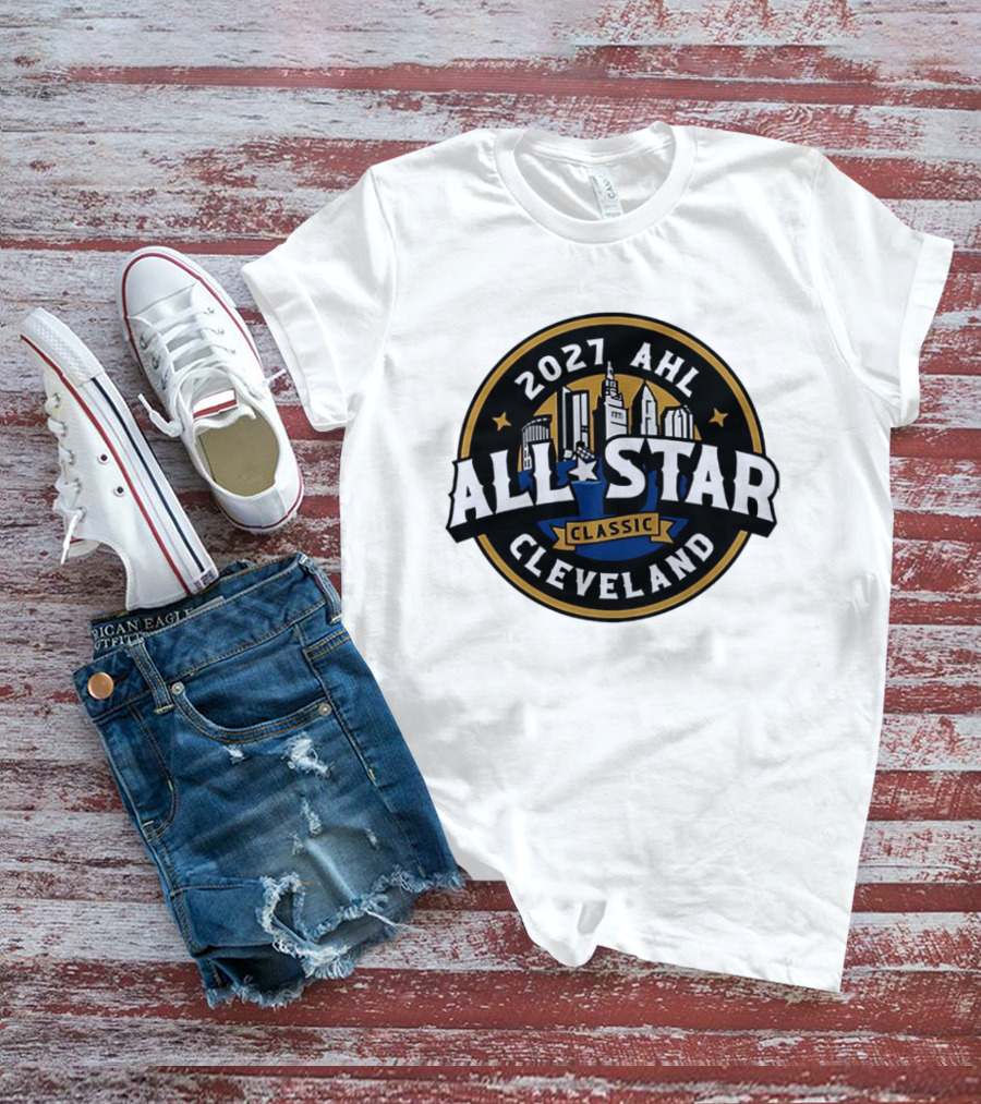 2027 AHL All Star Classic Cleveland Skyline Event T-Shirt