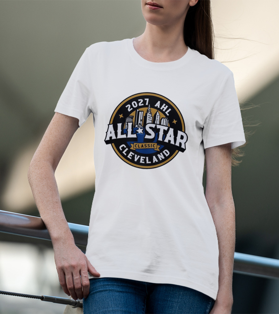 2027 AHL All Star Classic Cleveland Skyline Event T-Shirt