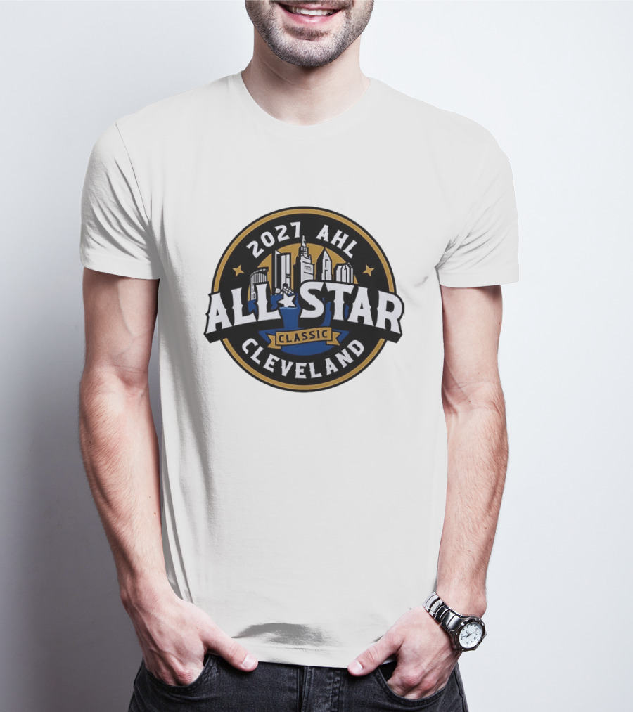 2027 AHL All Star Classic Cleveland Skyline Event T-Shirt