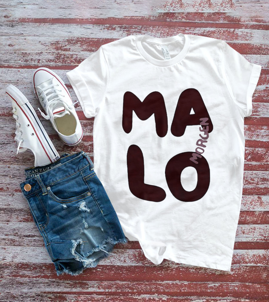Malo Morgen Balkan Textual T-Shirt