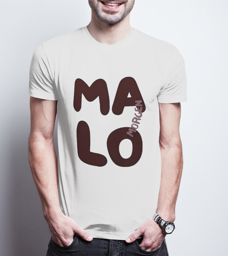 Malo Morgen Balkan Textual T-Shirt