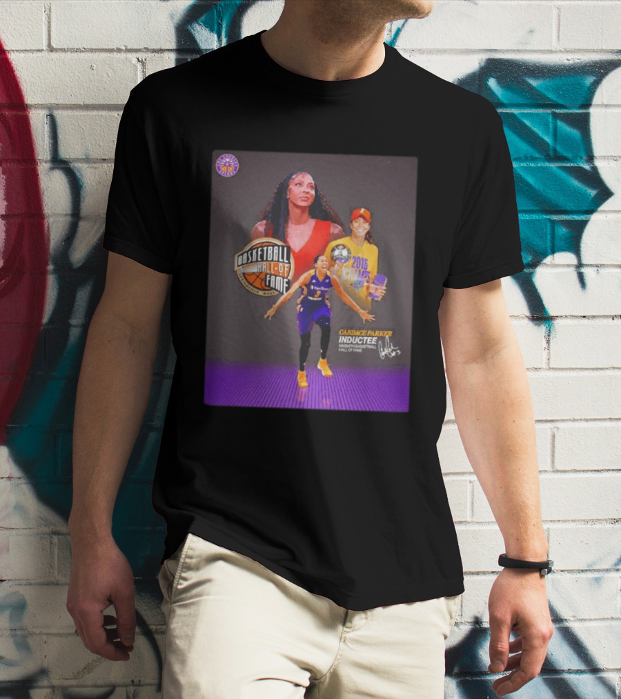 Candace Parker Basketball Hall Of Fame Inductee 2016 Champion Sparks T-Shirt