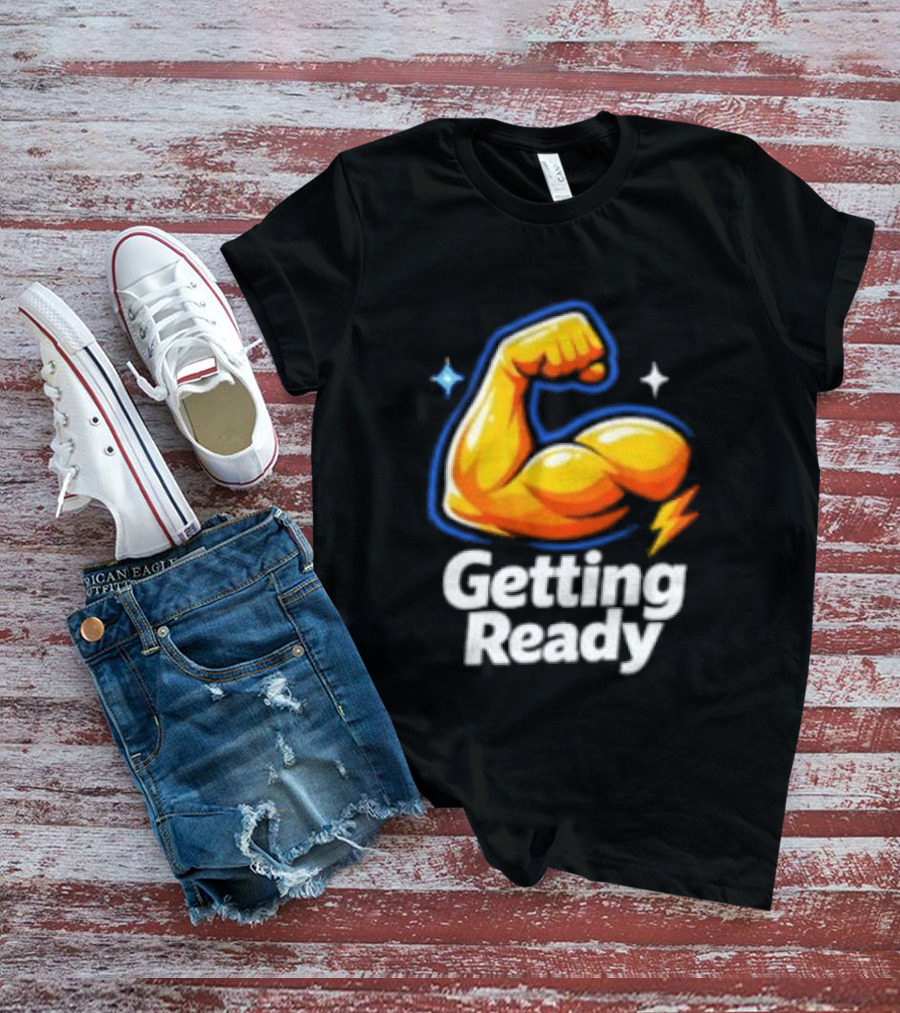 Cristiano Ronaldo Getting Ready Strong Arm Emoji T-Shirt