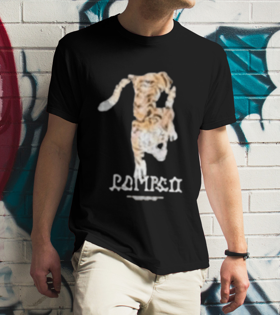 Pompeii Tiger Jumping T-Shirt