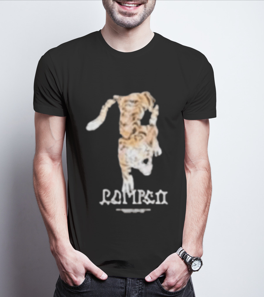 Pompeii Tiger Jumping T-Shirt