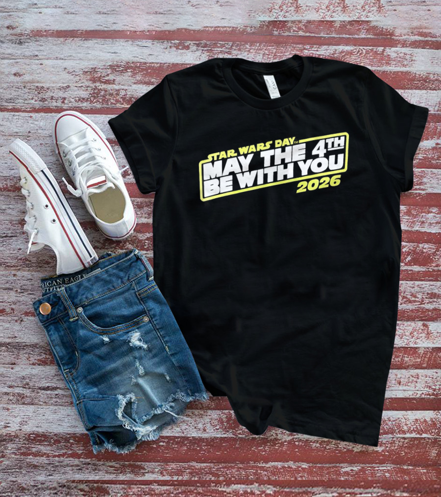 Star Wars Day 2026 May The 4th Be With You Yellow T-Shirt