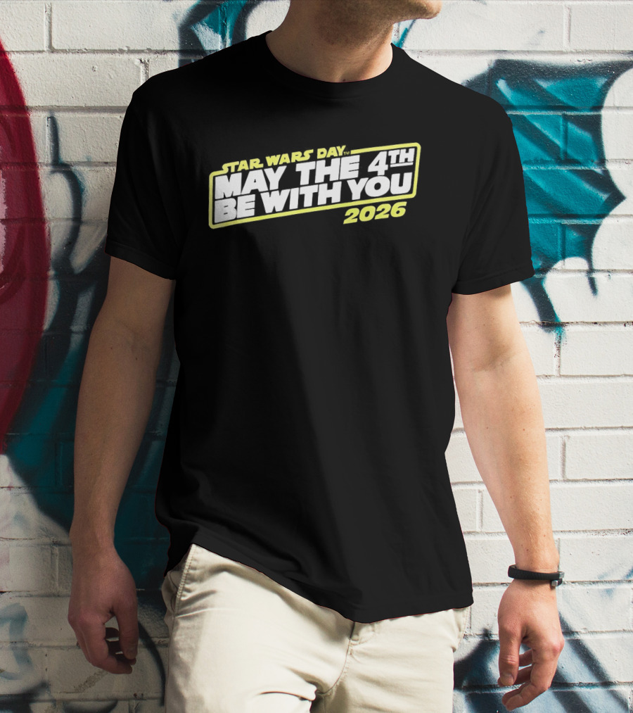Star Wars Day 2026 May The 4th Be With You Yellow T-Shirt
