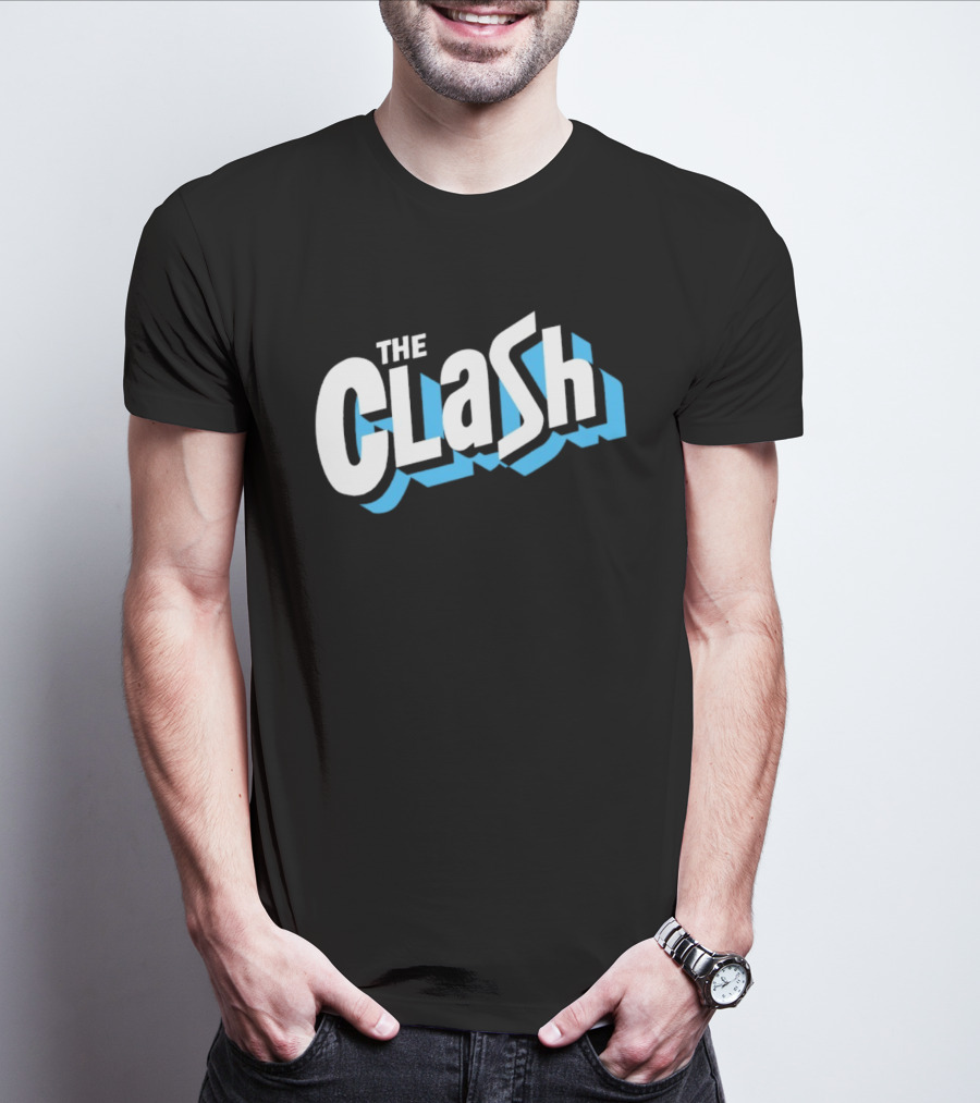 The Clash White And Blue T-Shirt