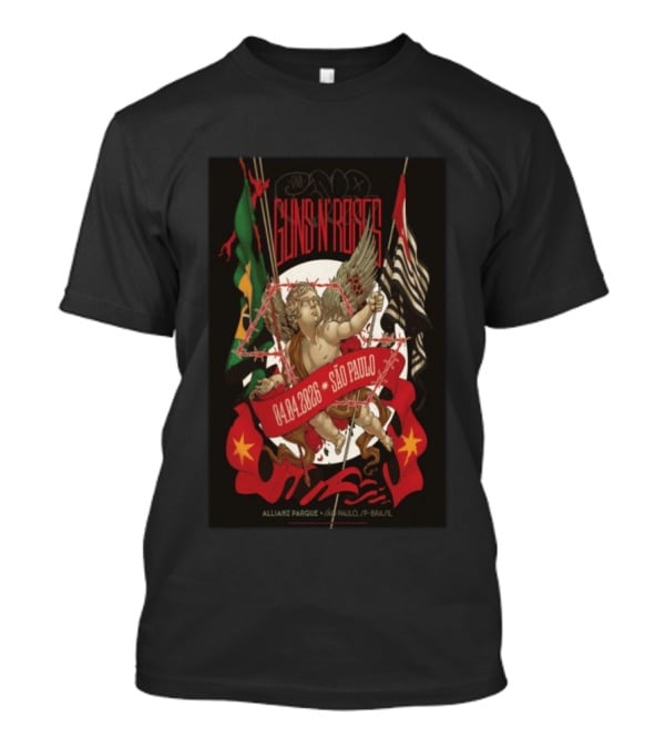 Guns N' Roses São Paulo April 4 2026 Allianz Parque Concert T-Shirt