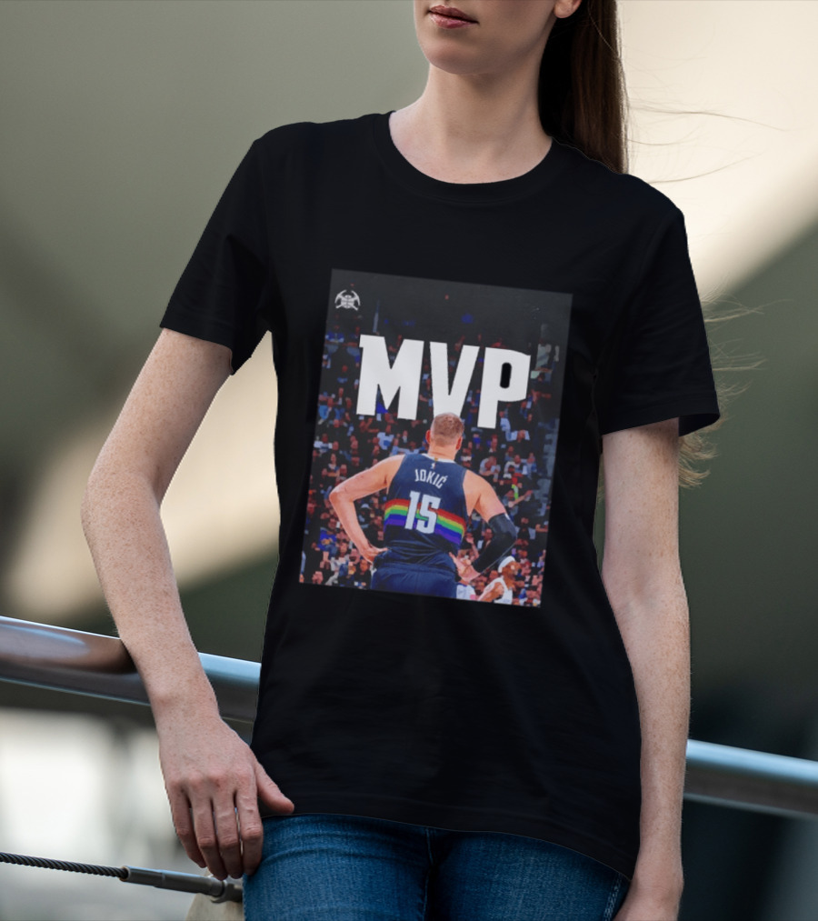 MVP Nikola Jokić 15 Denver Nuggets Basketball T-Shirt