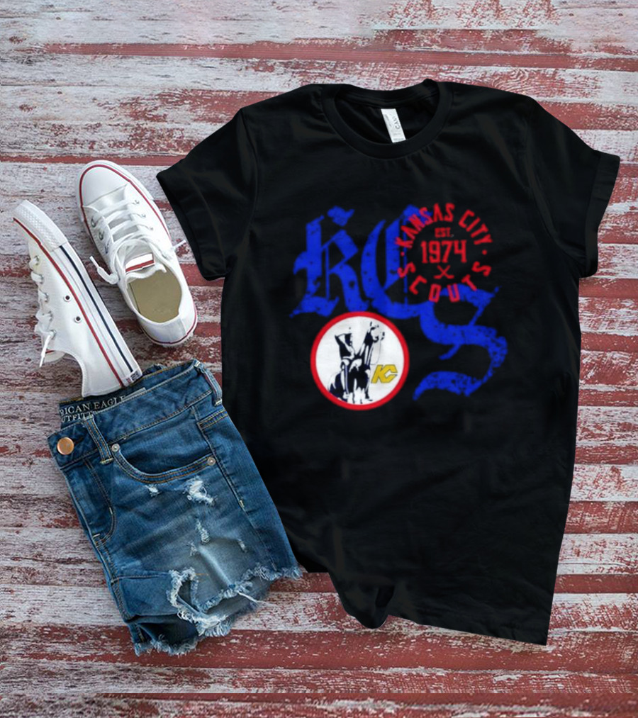 Kansas City Scouts 1974 Retro KC NHL Scouts T-Shirt
