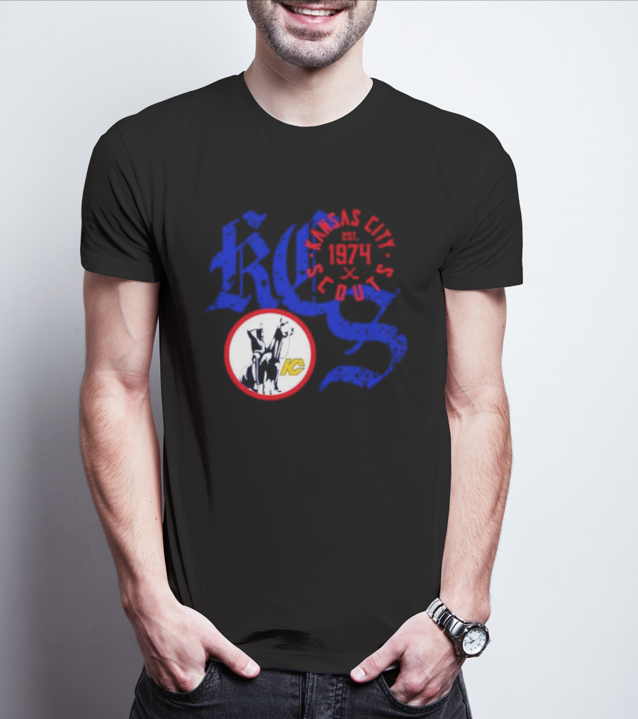 Kansas City Scouts 1974 Retro KC NHL Scouts T-Shirt