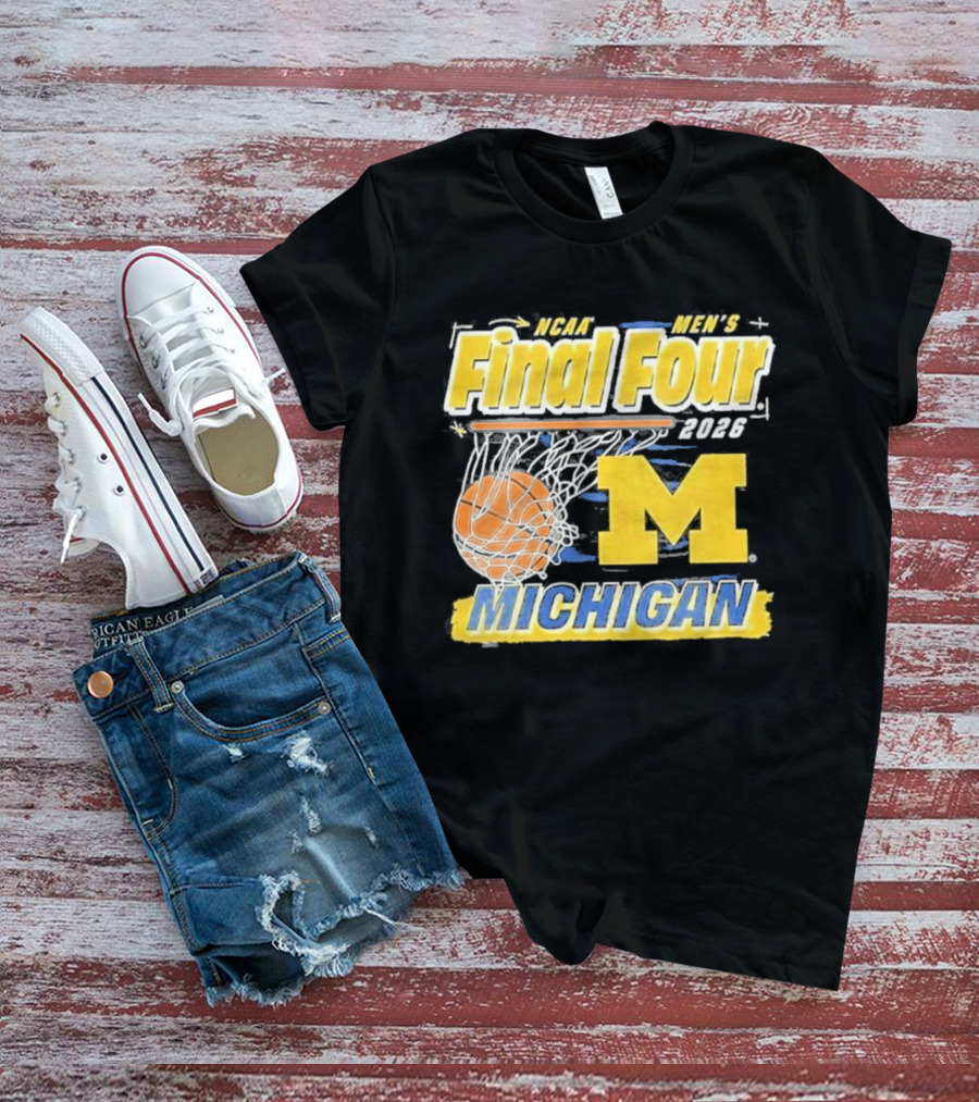 NCAA Men's Final Four 2026 Michigan Basketball M T-Shirt