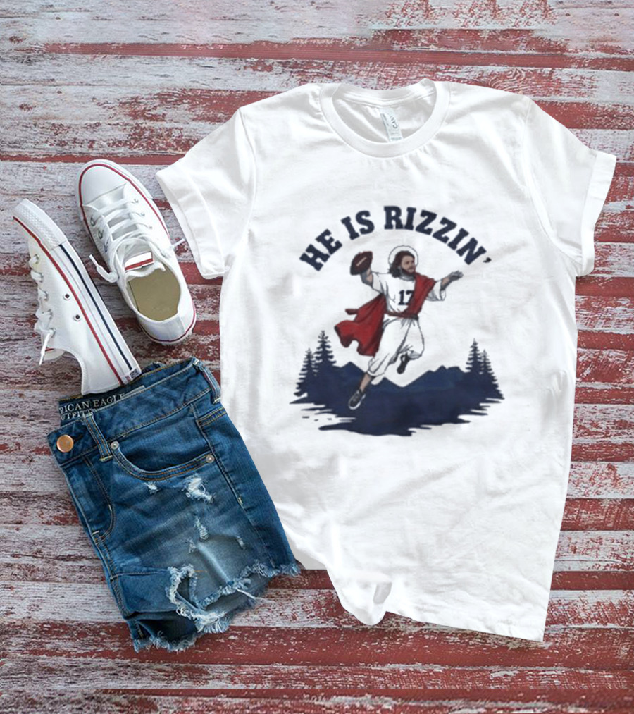 Buffalo Bills He Is Rizzin' Josh Allen Football T-Shirt