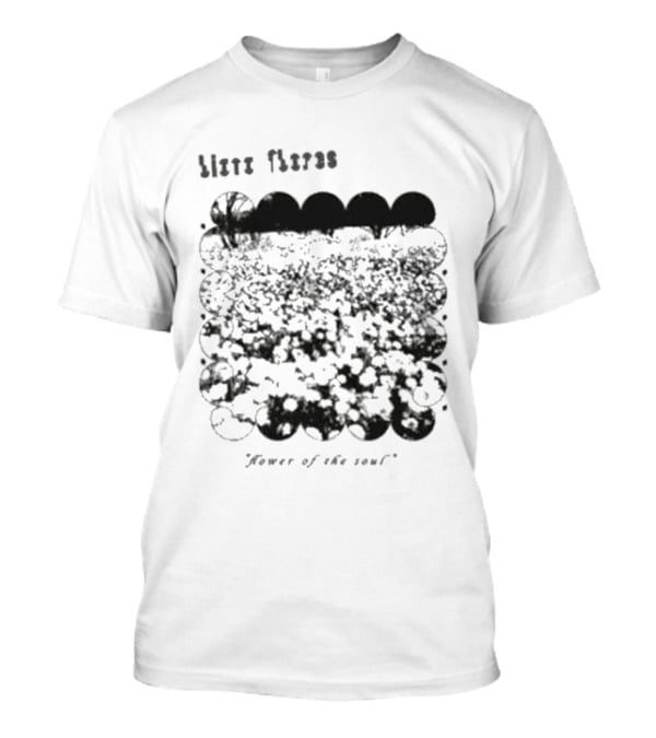 Liana Flores Flower Of The Soul Circle T-Shirt